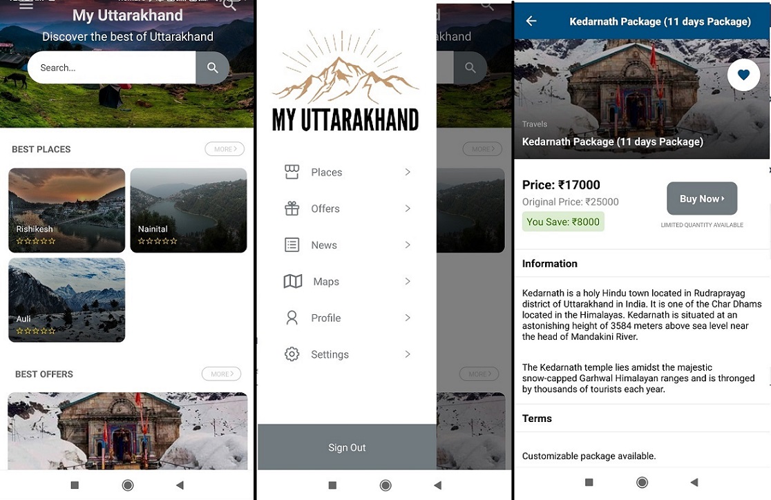 My Uttarakhand React Native App
